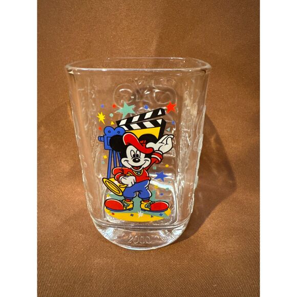 McDonald's Mickey Mouse 2000 Celebration Glass Cup - Picture 1 of 6